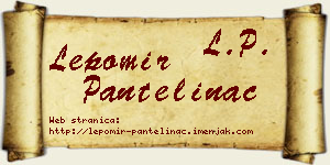 Lepomir Pantelinac vizit kartica